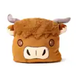 Wholesale Blankeazzz Highland Coo 2-in-1 Plush Toy & Travel Blanket from Harrisons Direct