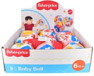 Wholesale Fisher Price Animal Ball 12.5cm CDU from Harrisons Direct