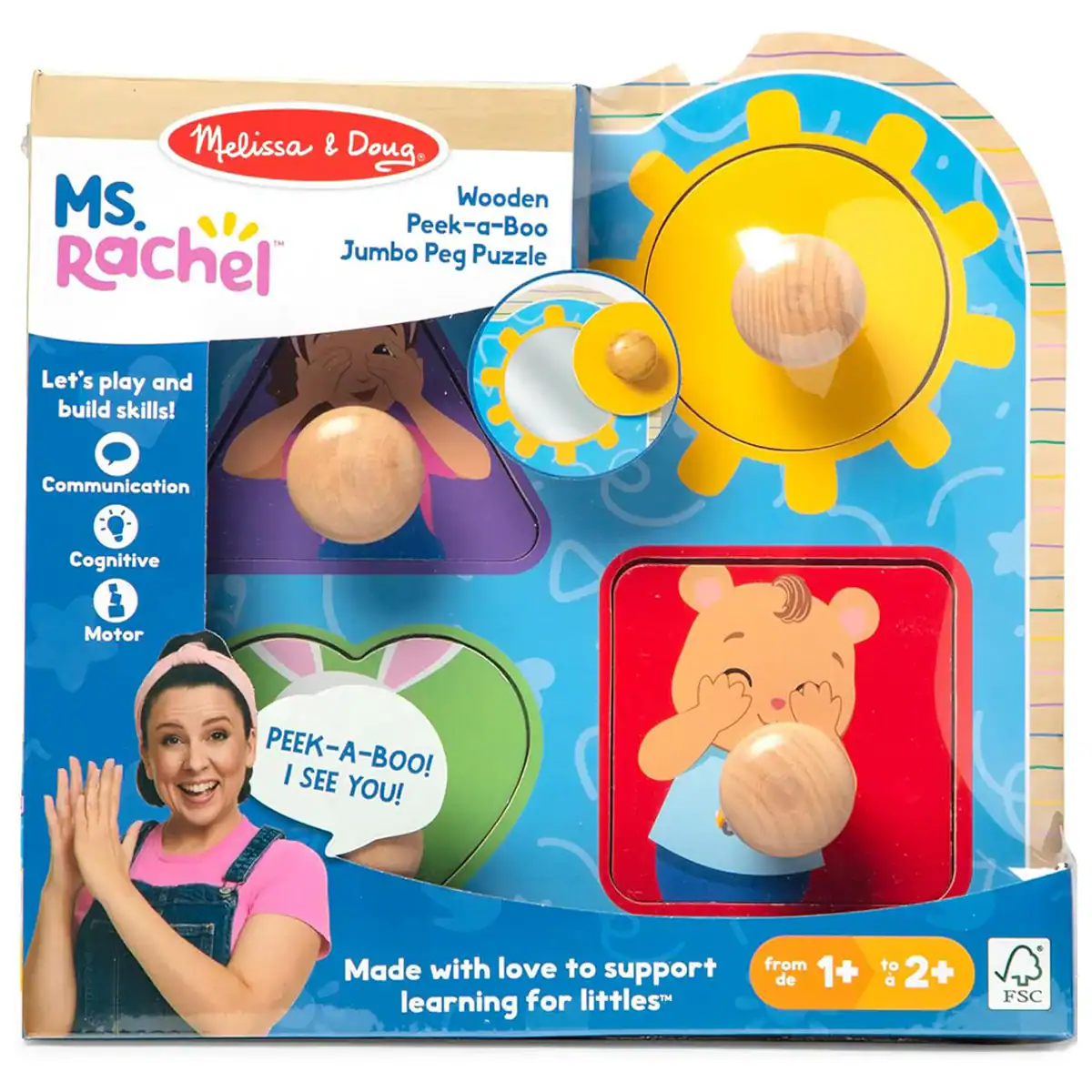 Wholesale Ms. Rachel Jumbo Peg Puzzle from Harrisons Direct