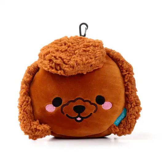 Wholesale Relaxeazzz Adoramals Gigi the Toy Poodle Plush Travel Pillow & Eye Mask from Harrisons Direct