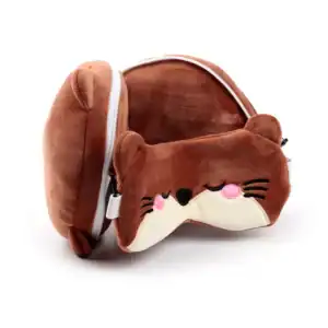 Wholesale Relaxeazzz Adoramals Henry the Otter Plush Travel Pillow & Eye Mask from Harrisons Direct
