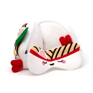 Wholesale Relaxeazzz Foodiemals Nori the Ramen Bowl Travel Pillow & Eye Mask from Harrisons Direct