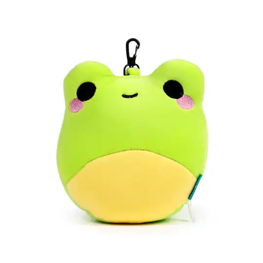 Relaxeazzz Silas the Frog Adoramals Travel Pillow & Eye Mask