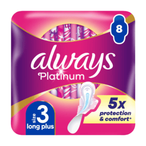 Always Platinum Night Size 3 8's from Harrisons Direct