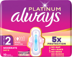 Always Platinum Pads Size 2 10’s from Harrisons Direct