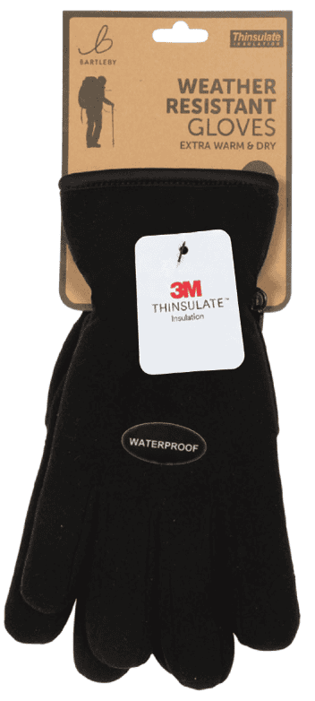 Wholesale Bartleby Gloves - Fleece, Weather Resistant, Thinsulate from Harrisons Direct