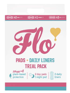 Wholesale FLO On-The-Go Trial Pack (Bamboo Pads & Liners) from Harrisons Direct