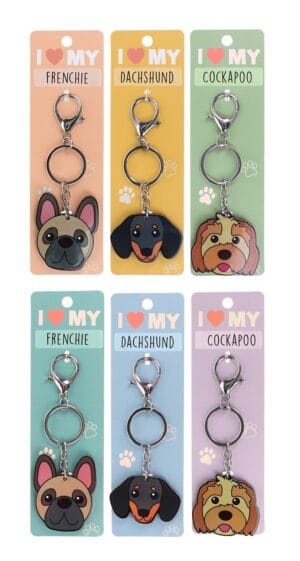 Wholesale I Love My Pet Keyring CDU Stock from Harrisons Direct