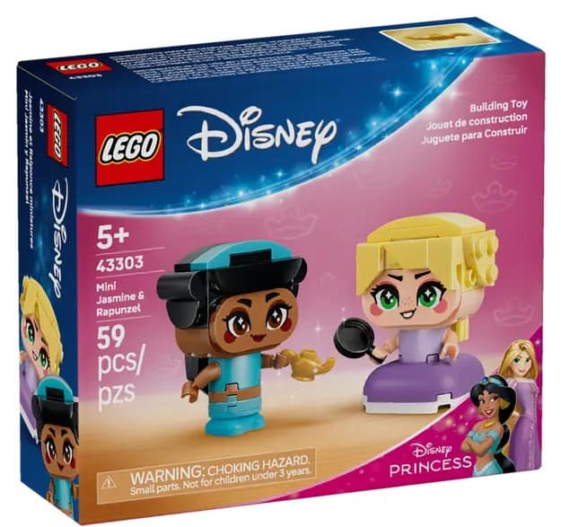 Wholesale LEGO Disney Princess 43303 Mini Jasmine & Rapunzel from Harrisons Direct