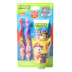 Wholesale Paw Patrol Dental Set 4 Piece (75ml Toothpaste, Beaker, 2x Toothbrush) from Harrisons Direct
