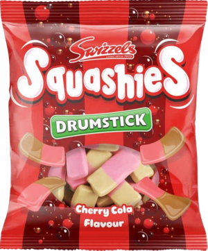Swizzels Drumstick Squashies Cherry Cola 120g from Harrisons Direct