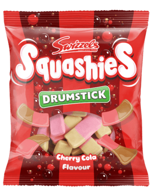 Wholesale Swizzels Drumstick Squashies Cherry Cola Flavour 140g from Harrisons Direct