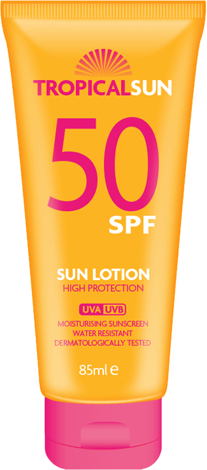 Wholesale Tropical Sun SPF 50 Lotion 85ml from Harrisons Direct