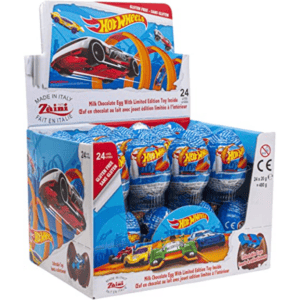 Wholesale Zaini Hot Wheels Chocolate Surprise Egg from Harrisons Direct