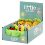 Wholesale LITTLE Living Nature Clips Fruit Plush Keyrings from Harrisons Direct
