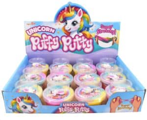 Wholesale Unicorn Puffy Putty CDU from Harrisons Direct