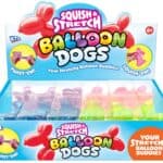Wholesale Squidgy Balloon Dog Assorted CDU from Harrisons Direct