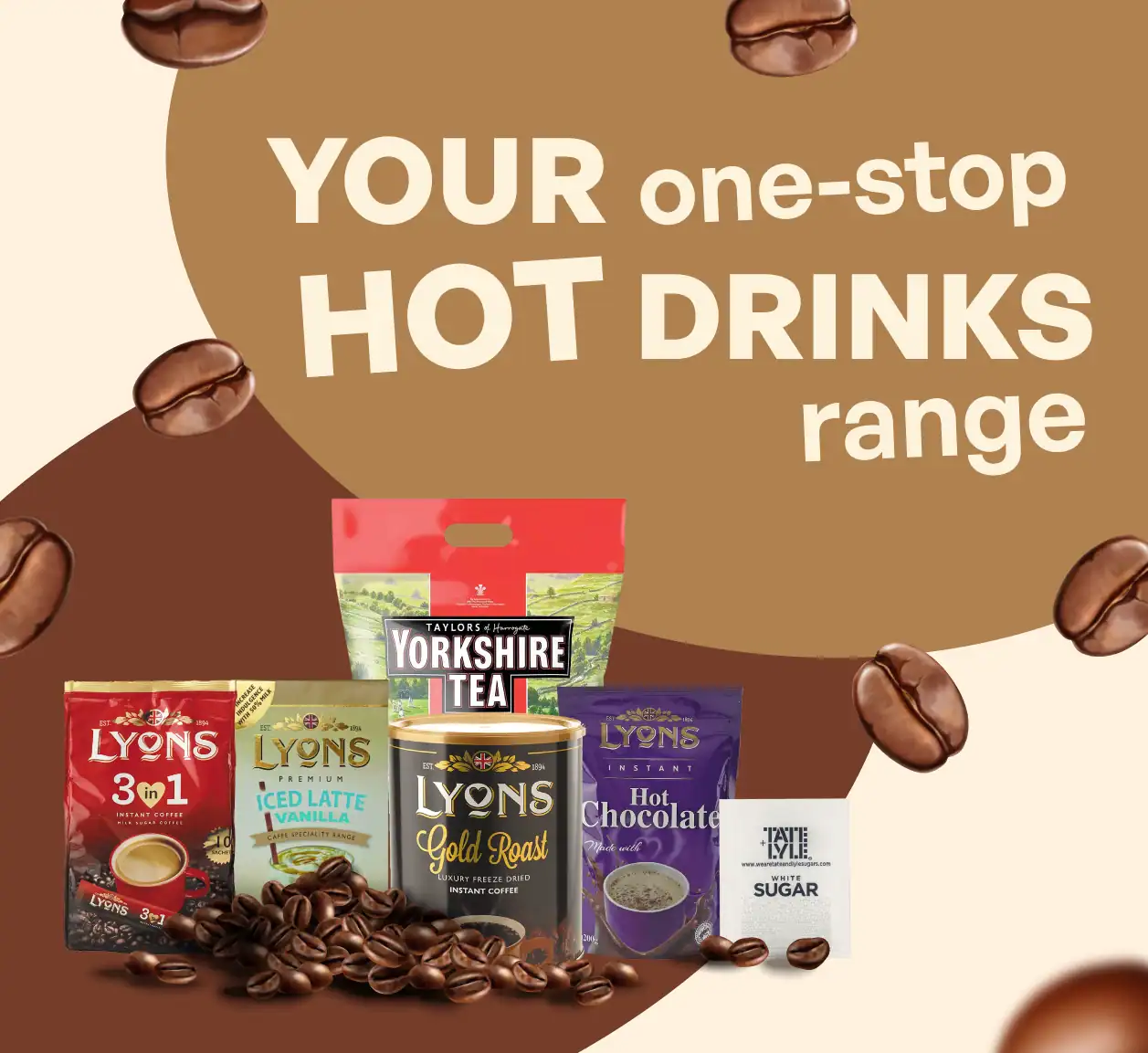 Your one-stop wholesale hot drinks range from Harrisons Direct
