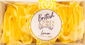 Wholesale British Bakes & Cakes Lemon Cake 90g from Harrisons Direct