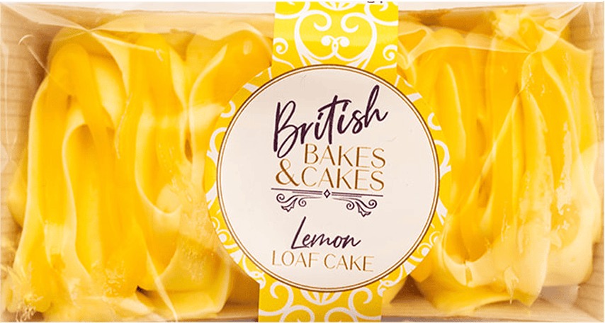 Wholesale British Bakes & Cakes Lemon Cake 90g from Harrisons Direct