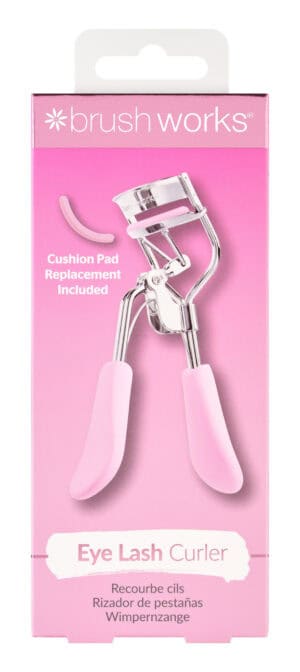 Wholesale Brushworks Pink Eyelash Curler from Harrisons Direct