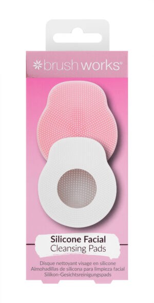 Wholesale Brushworks Silicone Cleansing Pads 2 Pack from Harrisons Direct