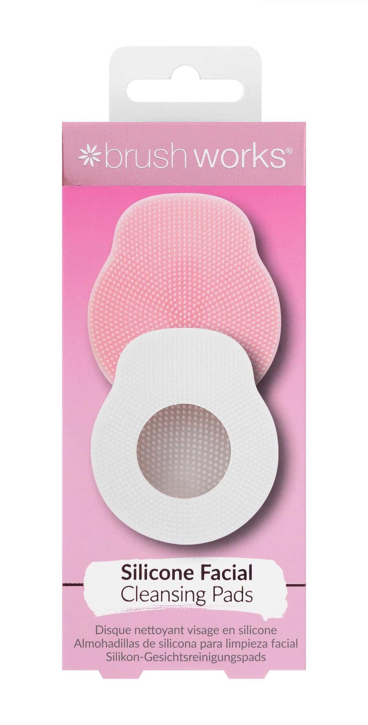 Wholesale Brushworks Silicone Cleansing Pads 2 Pack from Harrisons Direct