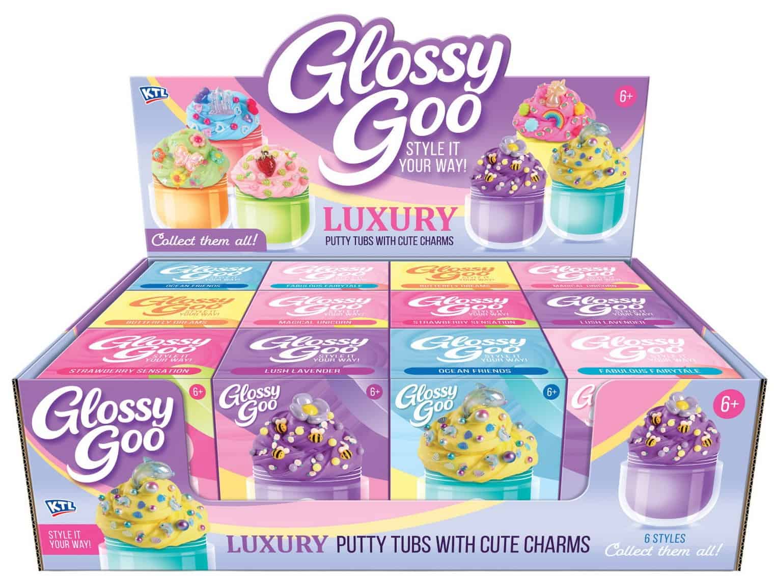 Glossy Goo Luxury Slime Assorted CDU