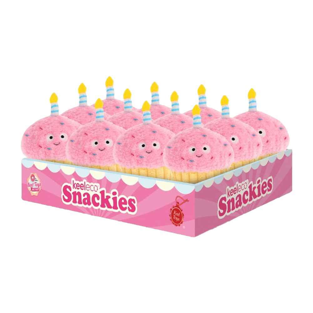 Keeleco Snackies Cupcake 12cm CDU from Harrisons Direct
