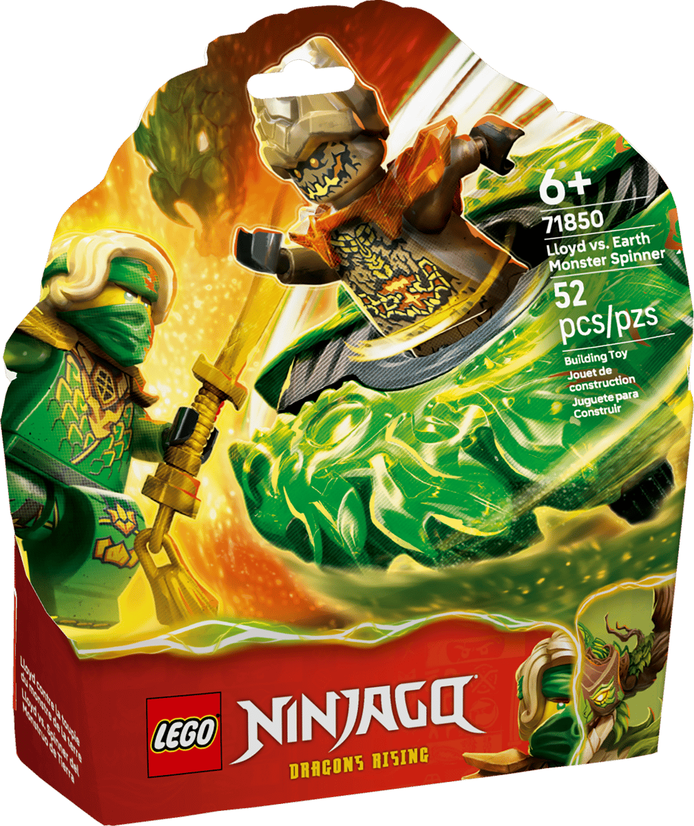 Wholesale LEGO Ninjago 71850 Lloyd vs. Earth Monster Spinner from Harrisons Direct
