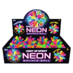 Light Up Spikey Digit Ball 75mm from Harrisons Direct