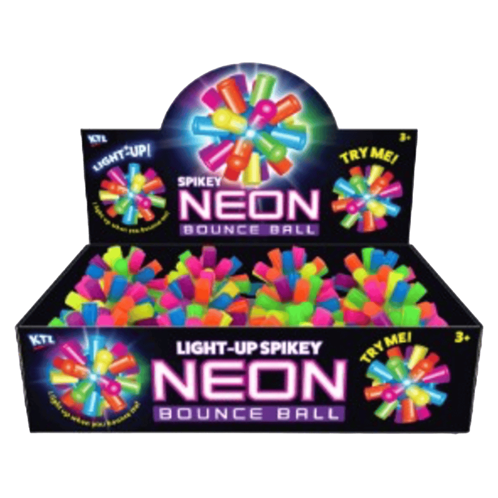 Light Up Spikey Digit Ball 75mm from Harrisons Direct