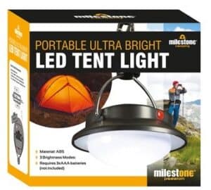 Wholesale Milestone 60LED Ultra Bright Portable Tent Light from Harrisons Direct