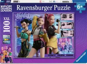 Wholesale Ravensburger K-Pop Demon Hunters 100pc XXL Jigsaw Puzzle from Harrisons Direct