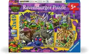 Wholesale Ravensburger Teenage Mutant Ninja Turtles 3 x 49 Piece Jigsaw Puzzle from Harrisons Direct
