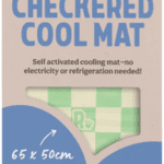 Rosewood Checkered Cool Mat 65cm x 50cm from Harrisons Direct