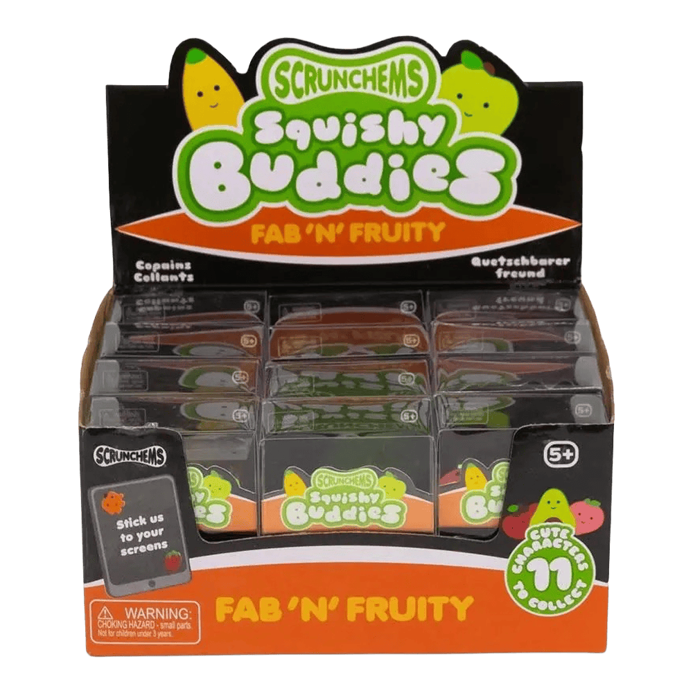 Scrunchems Squishy Buddies - Fab N Fruity from Harrisons Direct