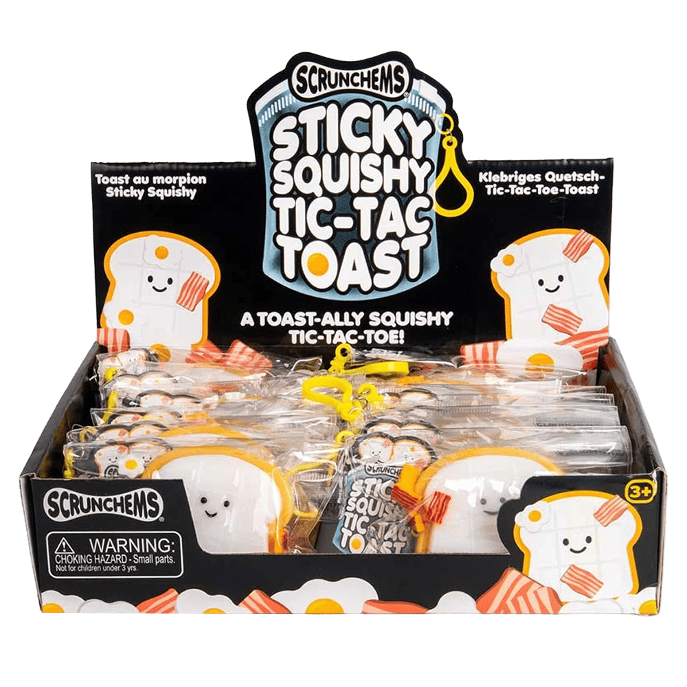 Scrunchems Sticky Squishy Tic Tac Toast from Harrisons Direct