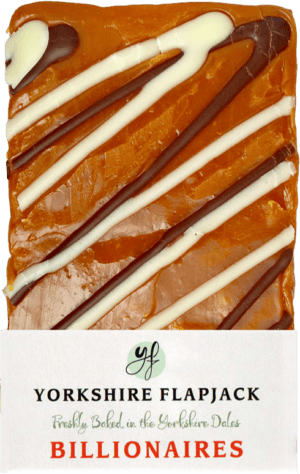 Wholesale Yorkshire Flapjack Billionaires Flapjack 85g from Harrisons Direct