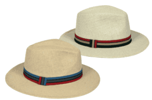 Wholesale Bartleby Mens Deluxe Straw Fedora Hat Assorted from Harrisons Direct