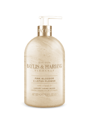 Wholesale Baylis & Harding Elements Pink Blossom & Lotus Flower Hand Wash 500ml from Harrisons Direct