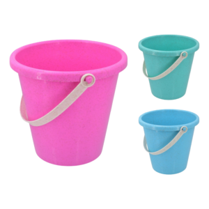 Bucket 17.5cm Wheatstraw Round Bucket from Harrisons Direct