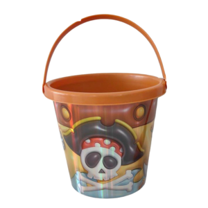 Bucket – Pirate Bucket – 18.5cm – Assorted Colours from Harrisons Direct