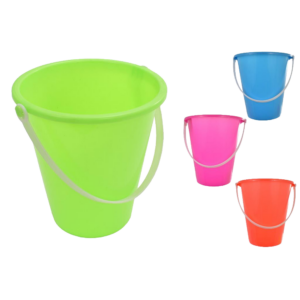 Bucket – Round Plain Bucket – 17cm – Assorted Colours from Harrisons Direct