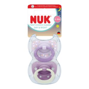 Wholesale First Choice Day & Night Soother 2 Pack 6-18m Girls from Harrisons Direct