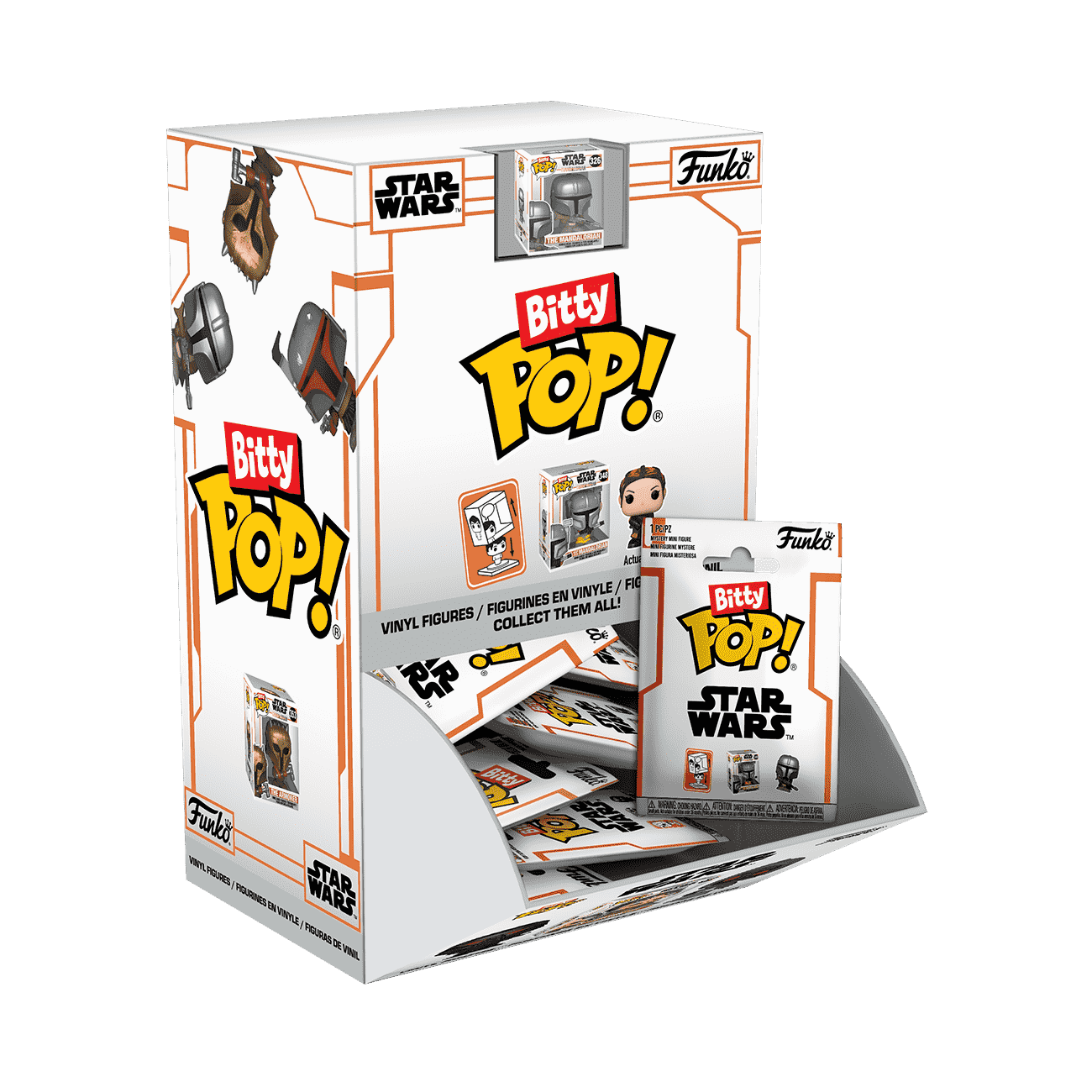 Wholesale Funko Bitty Pop! The Mandalorian - Star Wars CDU from Harrisons Direct.