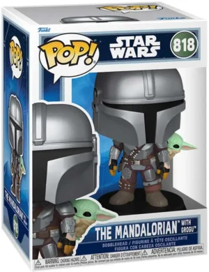Wholesale FunkoPop! Vinyl - Star Wars - The Mandalorian with Grogu from Harrisons Direct