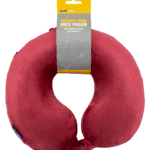 Globetrek Memory Foam Neck Pillow – Red from Harrisons Direct