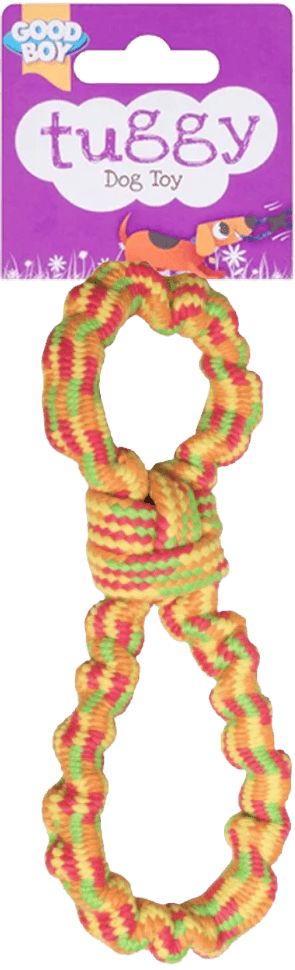 Wholesale Good Boy Threads Bungee Figure 8 Tugger Dog Toy from Harrisons Direct