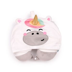 Wholesale Hoodeazzz Adoracorns Astra the Unicorn Plush Memory Foam Travel Pillow & Hood from Harrisons Direct